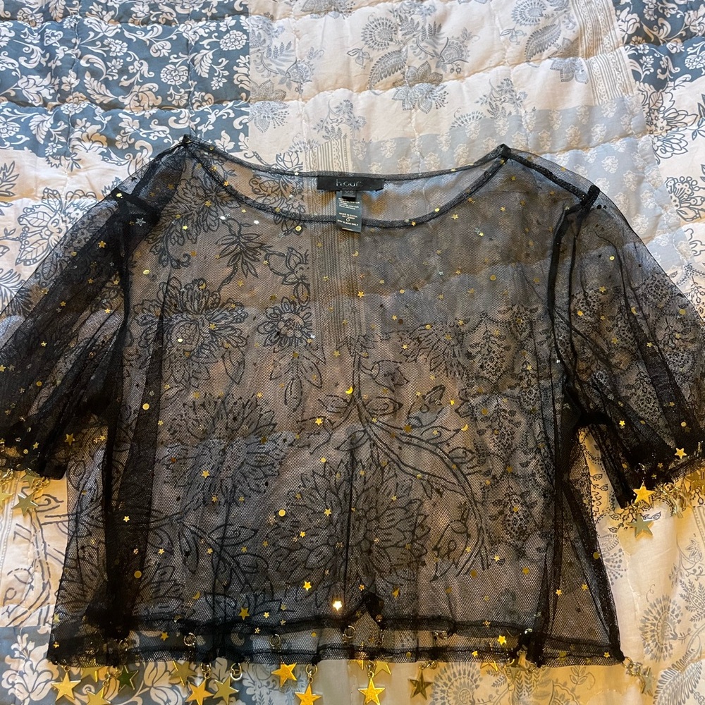 h:ours Roux crop top - Picture 4 of 8